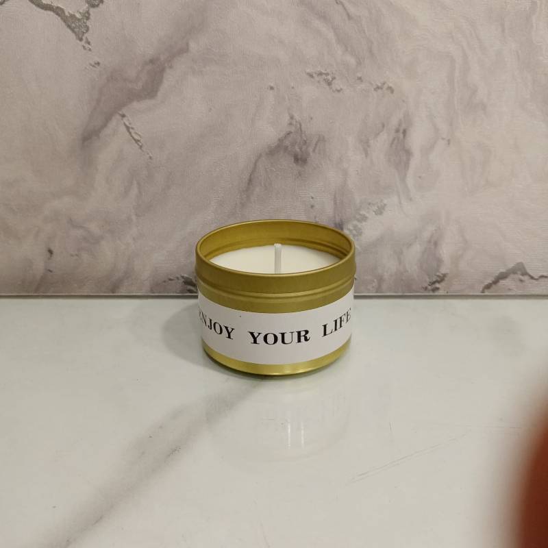 (TPM-569) Turkish Metal Box Candle