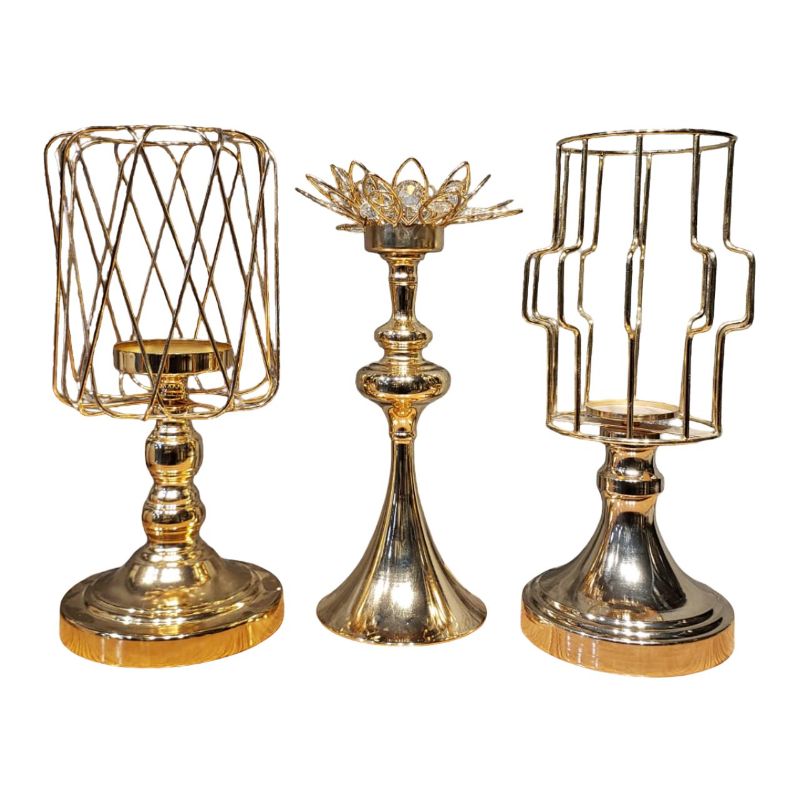 (TPM-1473-B) 1 Pc Latest Candle Stand Medium