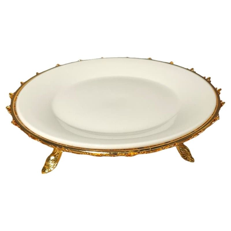 (TPM-1611) Turkish Leopard Luxe Platter Stand (Roun