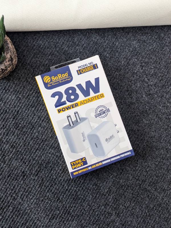 Original SoRoo 28W Fast Charging Type C Port PD 4.0 Adapter