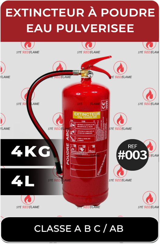Extincteur à poudre 04 Kg