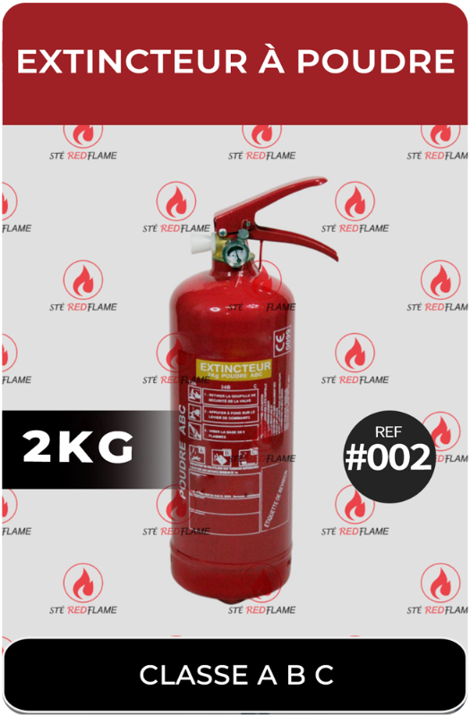 Extincteur à poudre 02 Kg