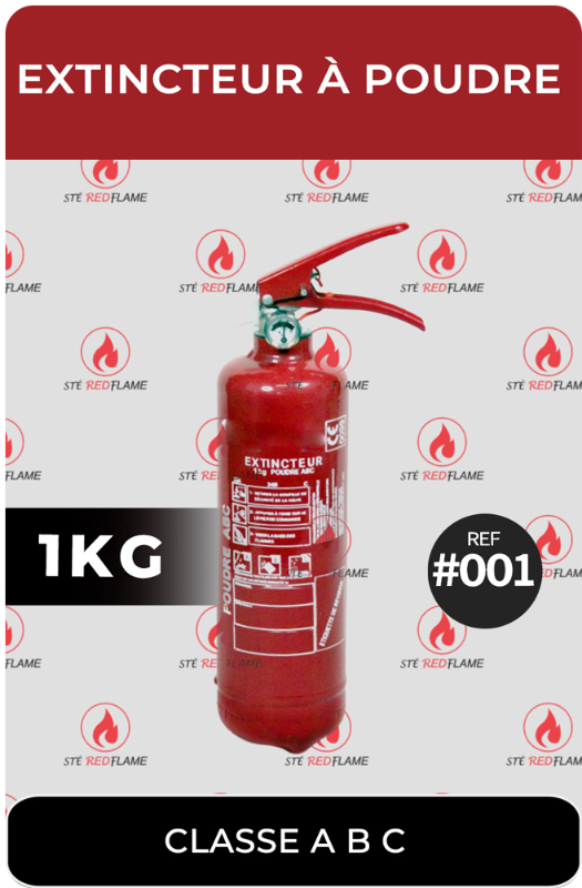 Extincteur à poudre 01 Kg