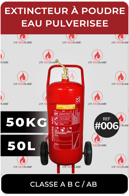 Extincteur à poudre 50 Kg