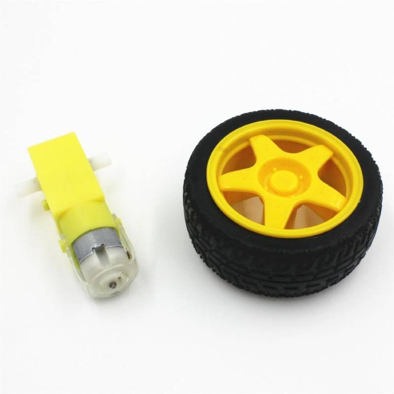 Yellow motor + wheel