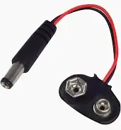 9v battery connector-power