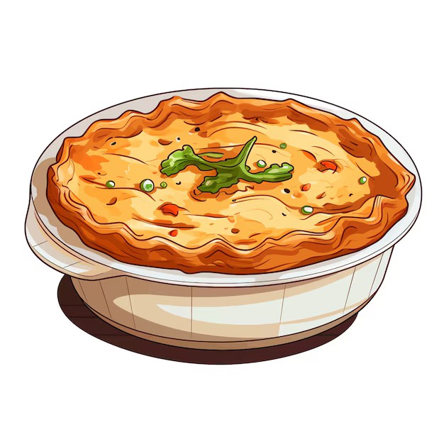 Homemade Chicken & Mushroom Pie