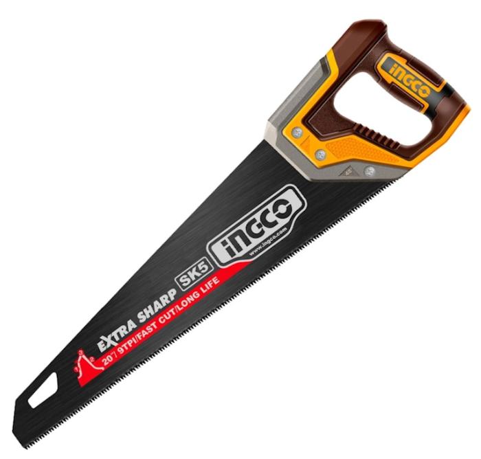 Serrucho Carpintero Ingco SK5 Diente Tiburon 500Mm(20") - HHAS68500