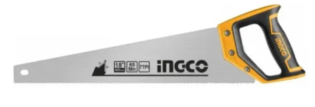 Serrucho Carpintero Ingco Diente Tiburon 400Mm(16") - Hhas15400