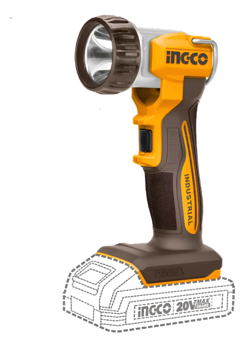 Linterna De Trabajo Super Ingco - P20S 8W (450 Lumenes) S/Bateria C/Carton - Cwli2058