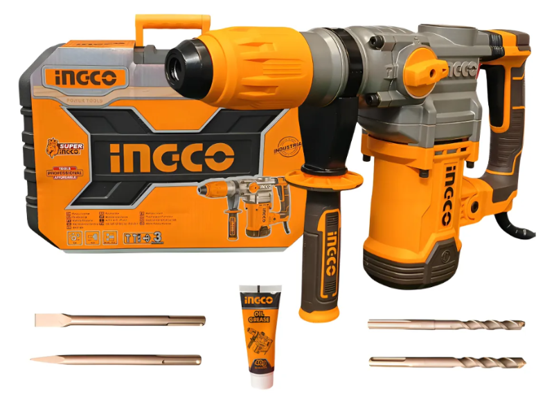 Rotomartillo Super Ingco - 40Mm - 10.0J 1600W 220-240V C/Cable C/Maletin - Rh1600388-4