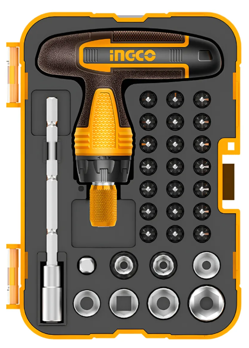 Set Llave T + Puntas 31Pcs - Hksdb0318