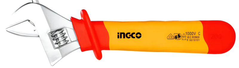 Llave Ajustable Dielectrico Ingco 200 Mm (8") - Industrial - Hiadw081