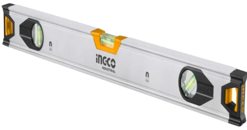 Nivel Aluminio C/Iman 80 Cm 3 Burbujas - HSL38080M