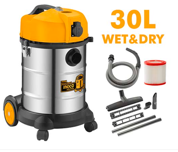 Aspiradora Industrial 30L 220/240V Super Ingco - VC14301-4