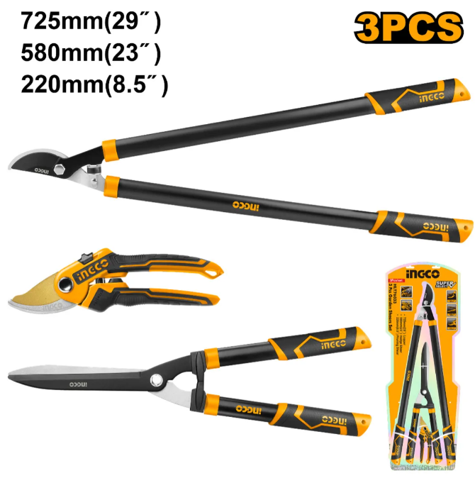 Set Tijera Podas SK5 Para Jardin x3 Pcs - HLT76033