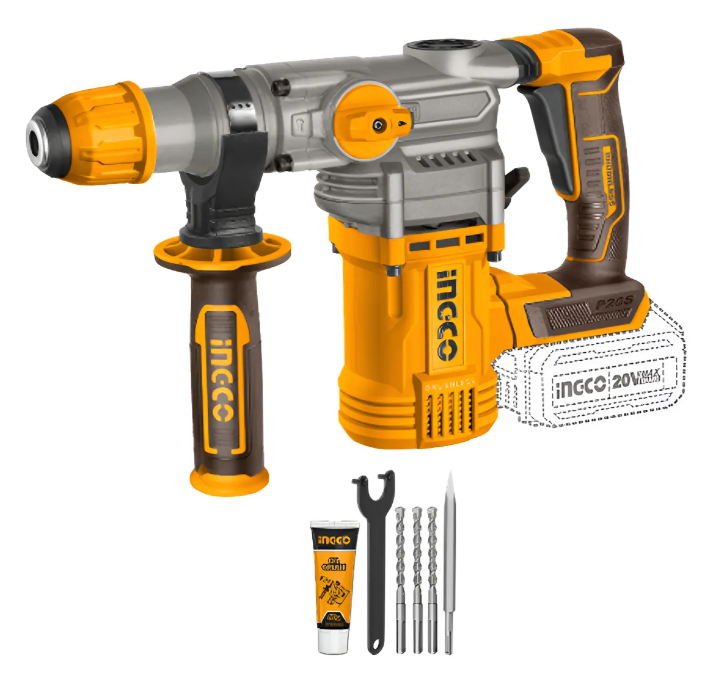 Rotomartillo Super Ingco - P20S 28Mm Brushless 4.5J S/Bateria C/Carton C/Accs- Crhli20288