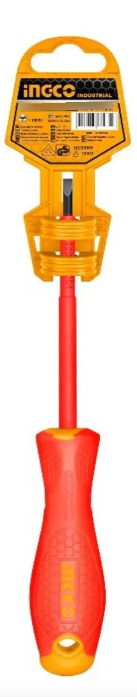 Destornillador Dielectrico Plano Ingco Sl6.5X150Mm - Industrial - Hisd816150