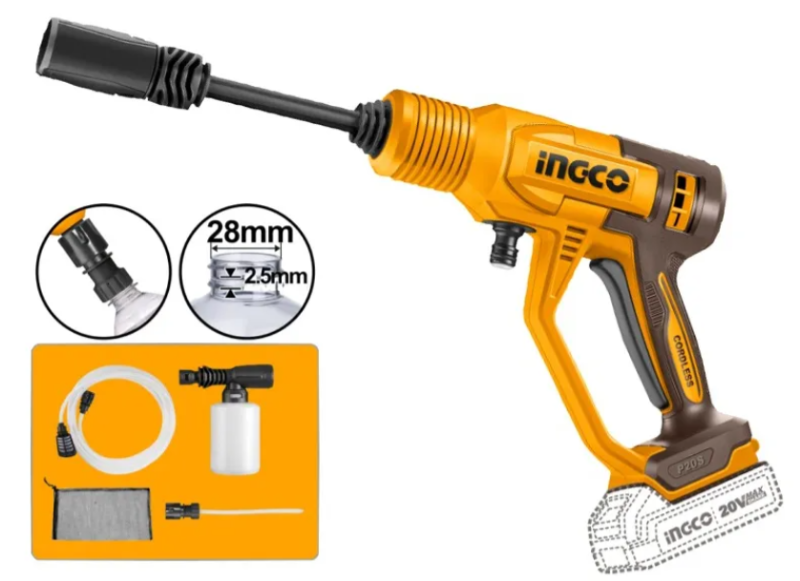 Hidrolavadora Super Ingco - P20S 24.8Bar 2.8L/min - S/Bateria C/Carton - Cpwli2036