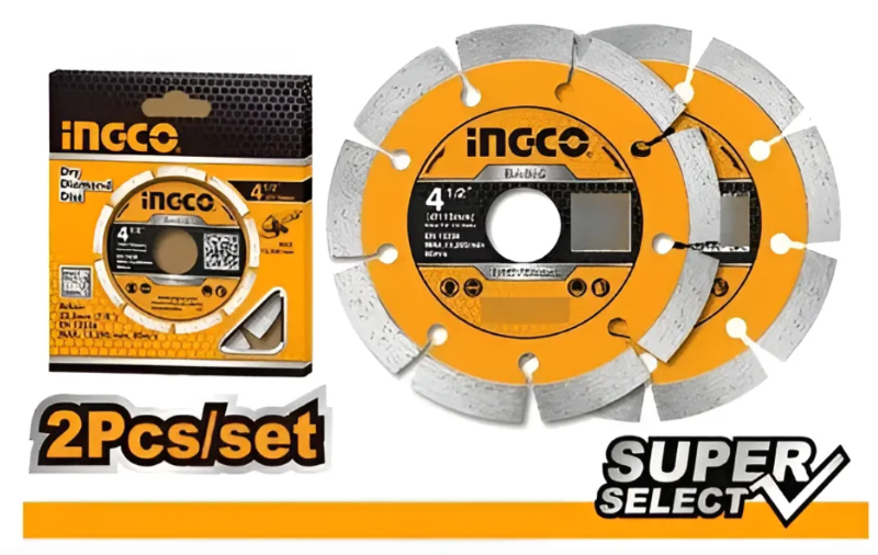 Disco Diamantado Super Ingco - Segmentado 115x22.2mm - Dmd011152