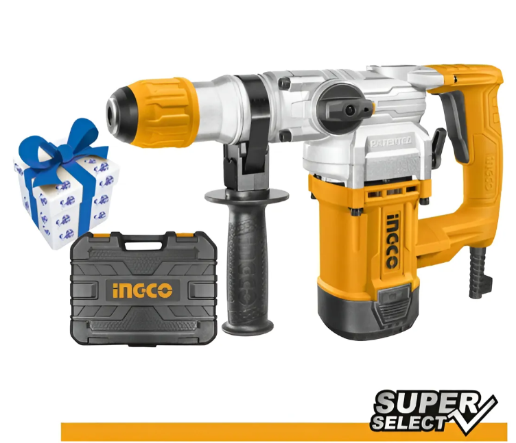 Rotomartillo Super Ingco - 26Mm - 4.5J 1050W 220-240V C/Cable C/Maletin - Rh10506-4