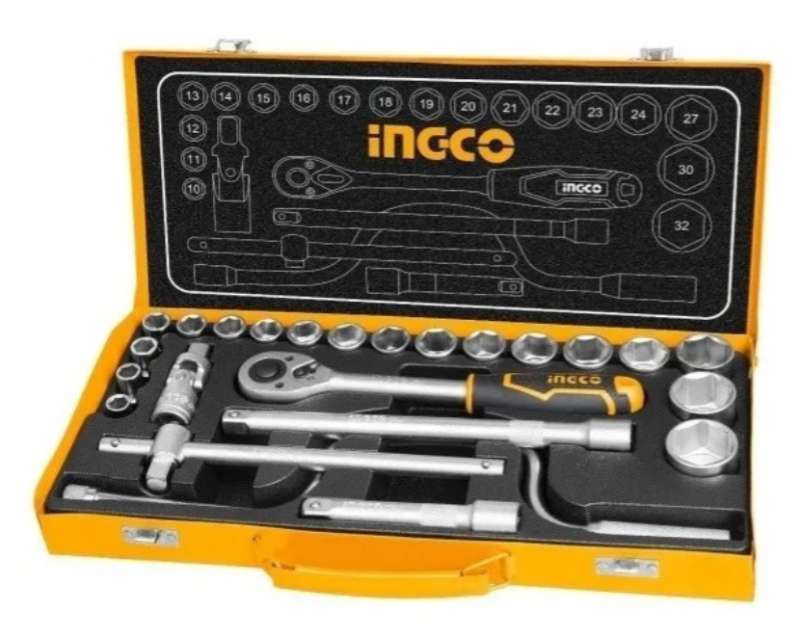 Set Herramineta Tubo 1/2" Set 24 Pcs - Industrial - Hkts0243