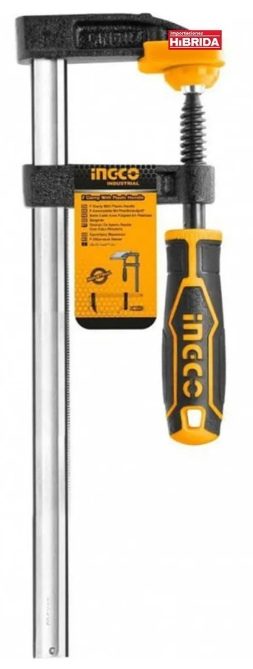 Prensa Sargento Super Ingco - 200Mm(8") Tipo F - Industrial - Hfc020502