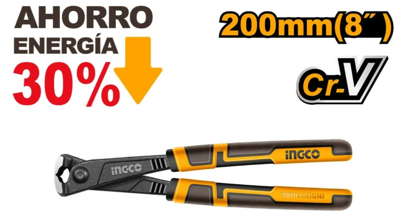 Tenaza Armador Super Ingco - 200mm(8") Energy Saving 30% - Hhrp28200