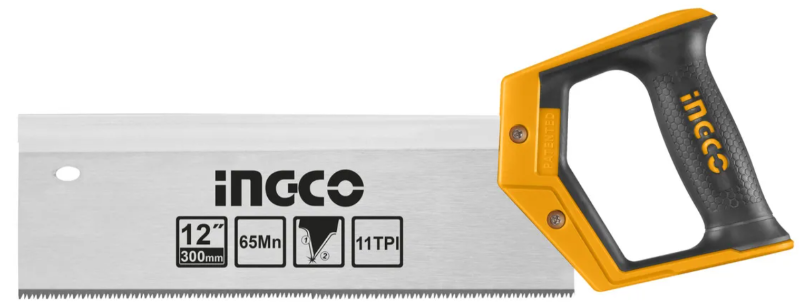 Serrucho Costilla Ingco - 300Mm(12") - Hmbsb3008