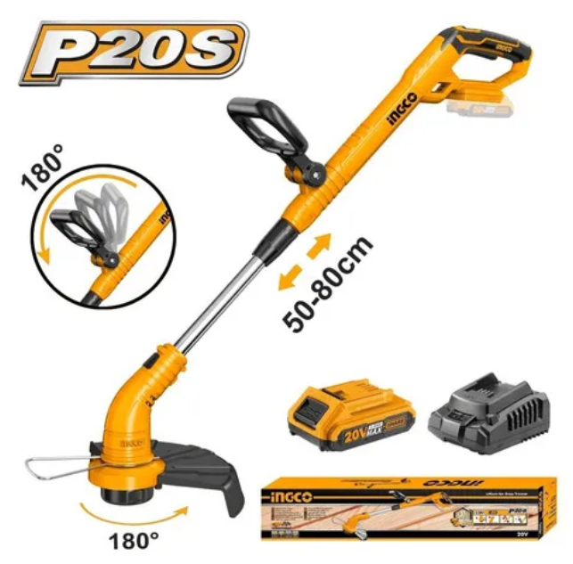 Bordeadora Super Ingco - P20S 300Mm C/x1Bateria C/Cargador C/Carton - CGTLI20301-4