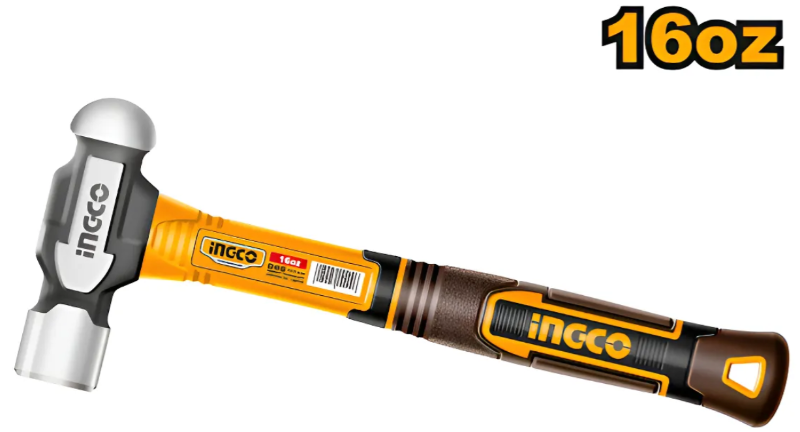 Martillo Bolita Super Ingco 16Oz/450G - Hbph81016