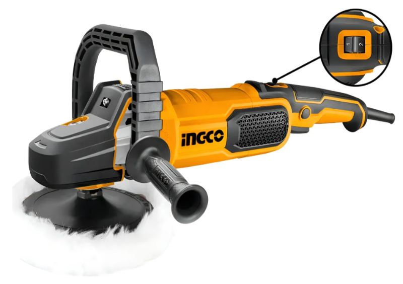 Pulidora Angular Super Ingco - 180Mm 1400W C/Cable C/Acc - Ap140028-4