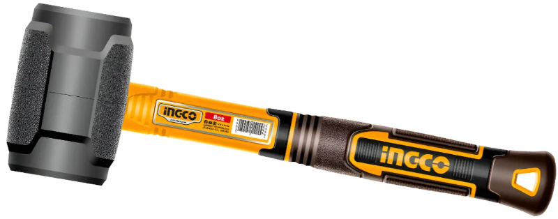 Mazo De Goma Super Ingco - 8Oz/220G M/Fibra - Hruh8808