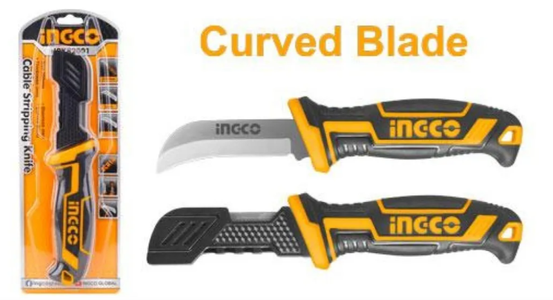 Cuchillo Pelacable Super Ingco - 200mm - Hpk82001