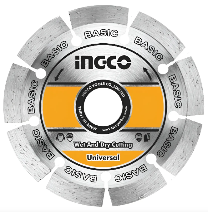 Disco Diamantado Super Ingco - Segmentado 180x22.2mm - Dmd011802