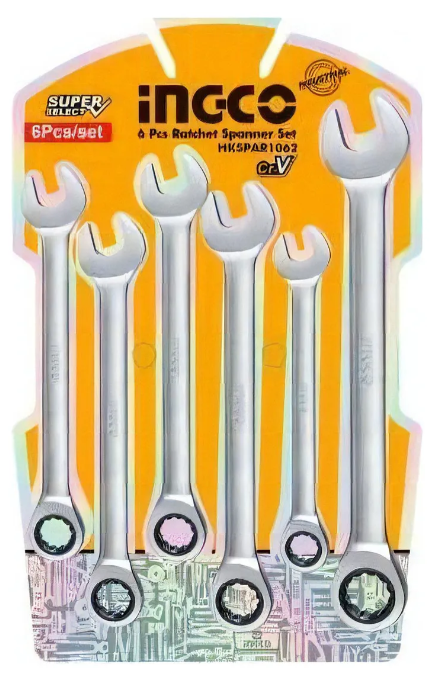 Set Llave Combinada Criquet 6 Pcs - 8-17mm - Hkspar1062