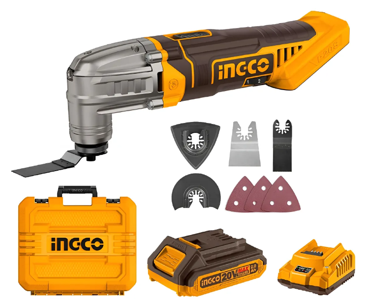 Herramienta Multifuncion Super Ingco - P20S C/x1Bateria C/Cargador C/Maletin - Cmli20228-4