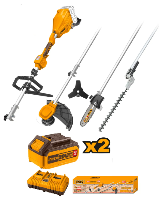 Herramientas Jardin Multifunción Super Ingco P20s 40V C/x2Bateria C/Cargador C/Carton - CSTLI2040386-4