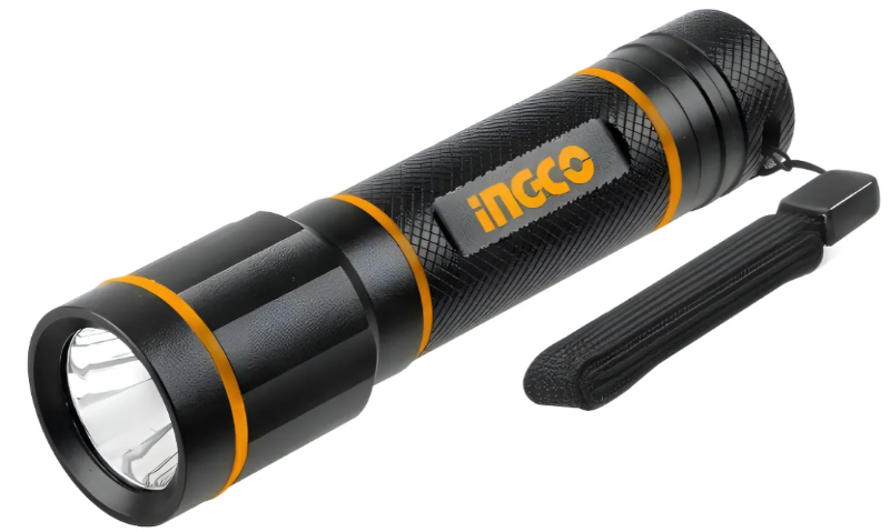Linterna LED Aluminio 200 Lumens Super Ingco - HFL013AAA58