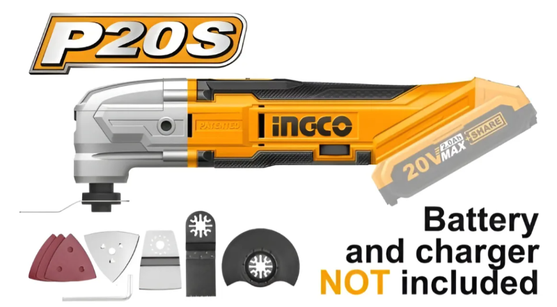 Herramienta Multifuncion Super Ingco - P20S S/Bateria C/Carton - Cmli2022