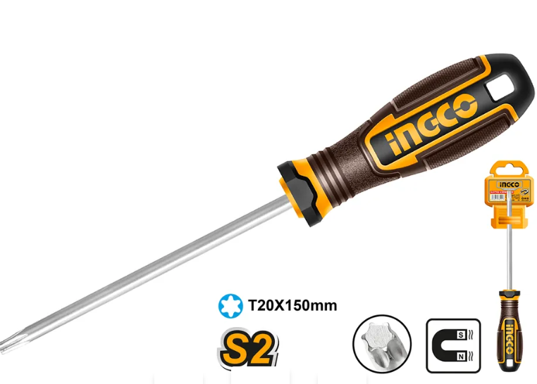Destornillador Tork Super Ingco - T20X100Mm - Industrial - Hsdx20150
