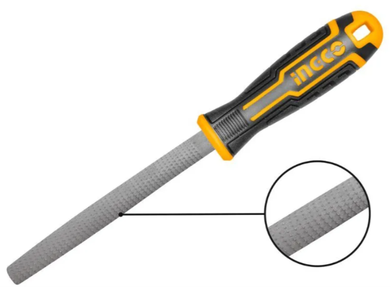 Lima Escofina P/Madera Media Caña 8" 200Mm Industrial - Hwhf088