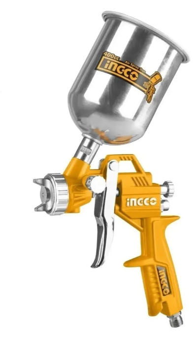 Pistola Pintar Super Ingco - Gravedad Tacho Metalico 400Cc - ASG4041