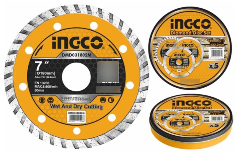 Disco Diamantado Super Ingco - Turbo 180x22.2mm - Dmd031802