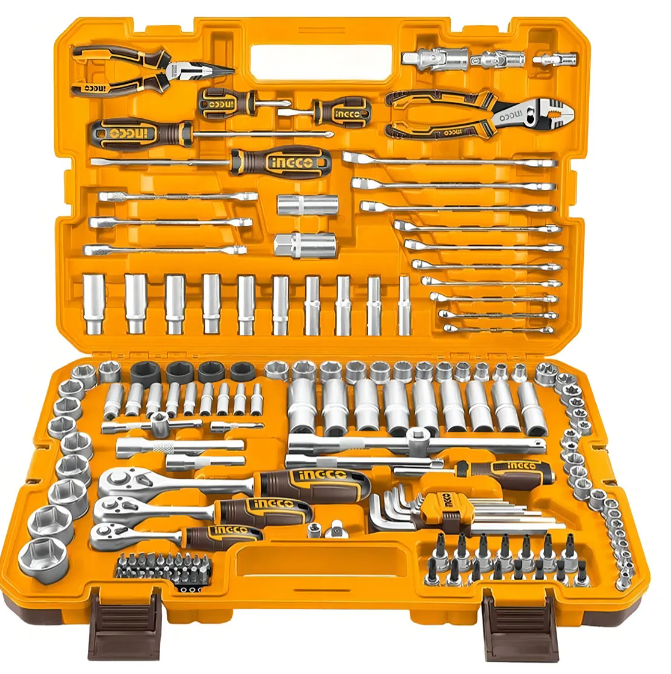 Set Herramineta Tubo 1/4-3/8-1/2" + Herramienta 156 Pcs - Industrial - Hkthp21561