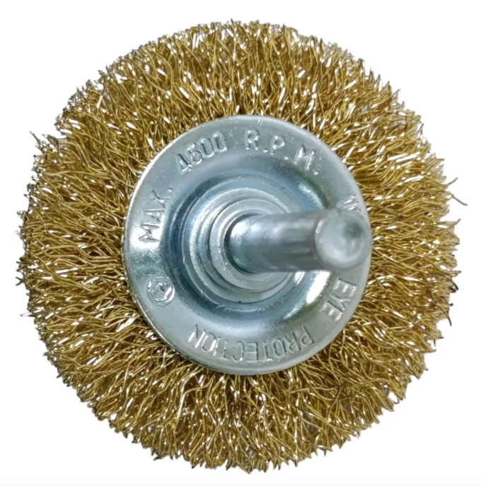 Cepillo Circular Plano Rizado 4 /100Mm Para Taladro Vastago 1/4` - Wb41001