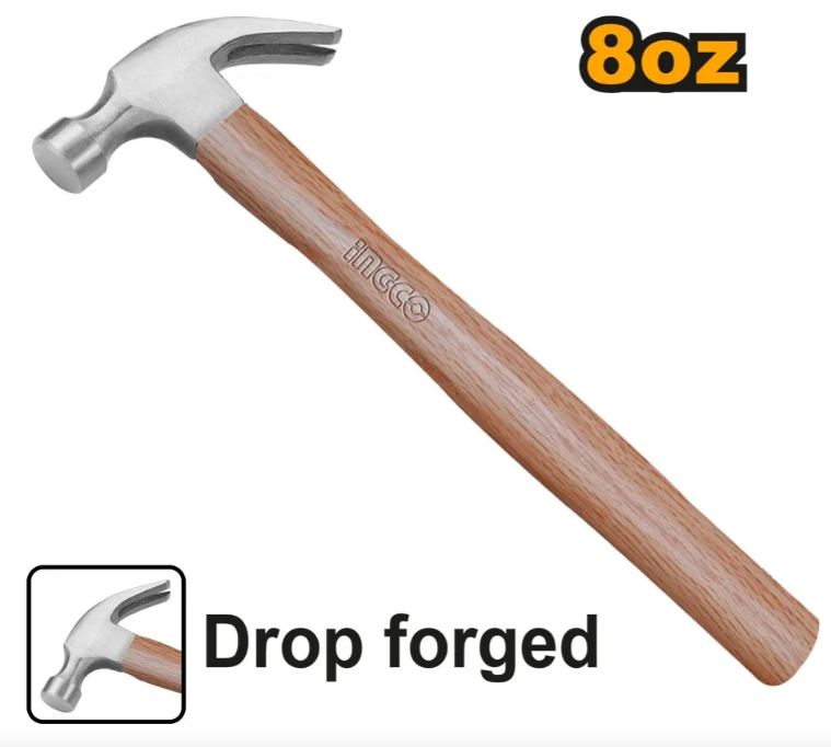 Martillo Galponero Mango Madera 8Oz/220G - Hch0408