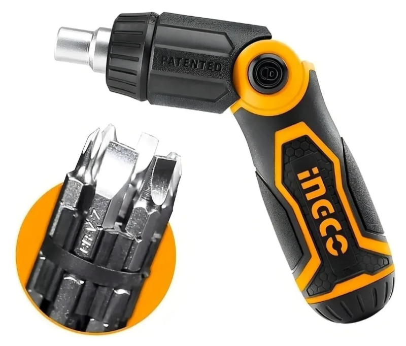 Set Destornilladores + Puntas Intercambiables 13 en 1 Super Ingco - AKISD1208