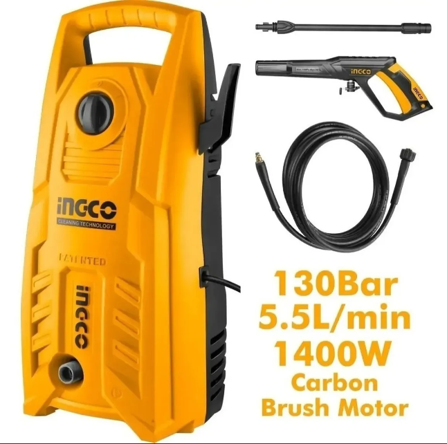 Hidrolavadora Super Ingco 5.5L/Min - 1400W 220-240V C/Cable C/Carton - Hpwr14008-4
