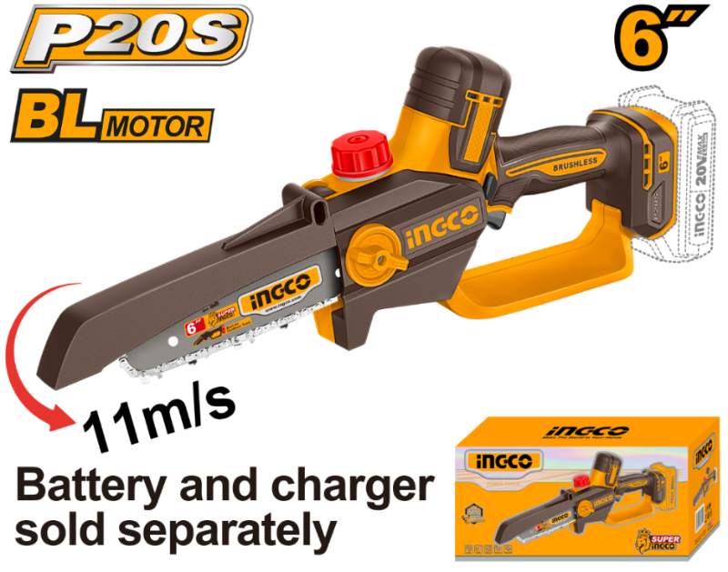 Sierra Podadora Super Ingco - P20S 6"(15Cm) S/Bateria C/Carton - CGSLI2066
